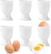 SUPRROW 6 darabos porcelán tojástartó szett fehér 1