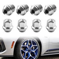 SUPRROW 8db univerzális kerékanya M12x1.5 króm sapkás zárt kúpos 60° Ford Toyota 1