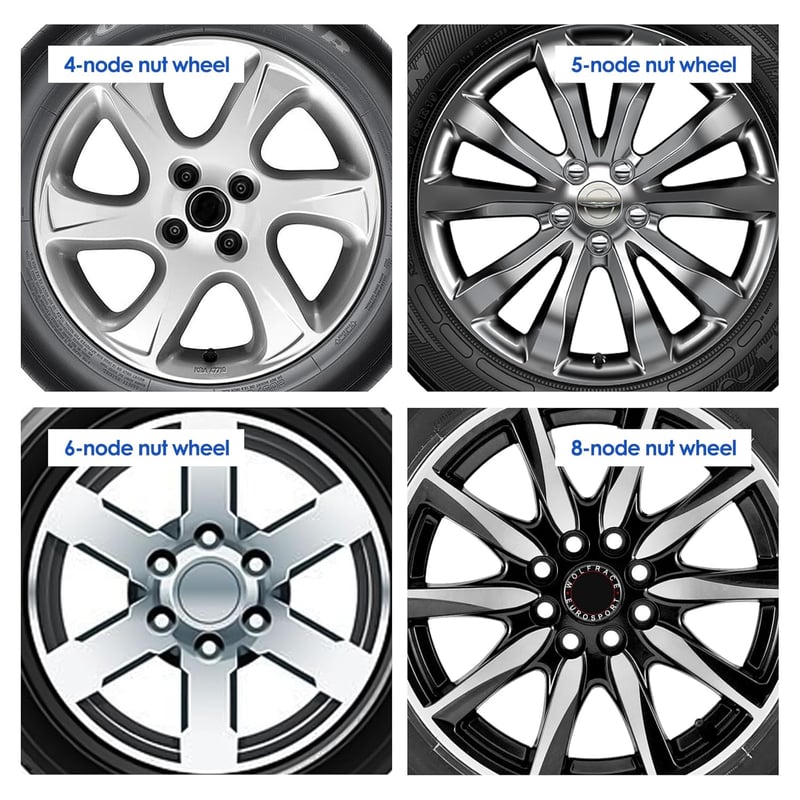 SUPRROW 8db univerzális kerékanya M12x1.5 króm sapkás zárt kúpos 60° Ford Toyota