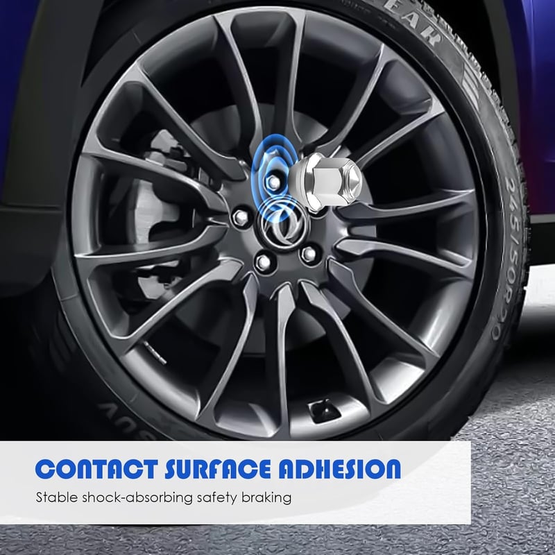 SUPRROW 8db univerzális kerékanya M12x1.5 króm sapkás zárt kúpos 60° Ford Toyota