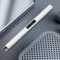 SUPRUS elektromos ívgyújtó USB-s töltéssel szélálló lángmentes ezüst 6