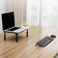 suptek Átlátszó Akril Billentyűzet Tartó Állvány Ergonomikus Gépeléshez Csúszásmentes Szilikon Borítással Irodai Asztalra 8