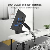 Suptek Gázrugós Monitor Tartó 17-32" Képernyőhöz, VESA 75/100, Magasságállítható Asztali Kar 4