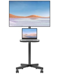 Suptek pokretno postolje za TV s policom, za TV od 21-60 inča, maks. 35 kg, VESA 400x400 mm 1