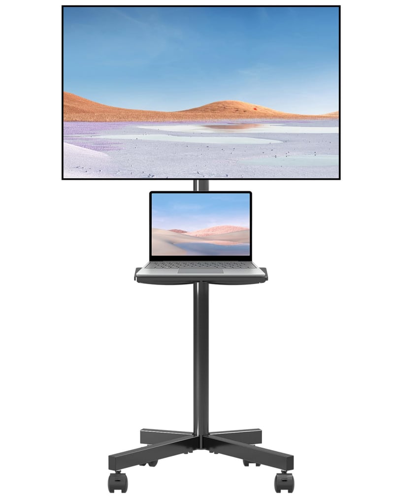 Suptek pokretno postolje za TV s policom, za TV od 21-60 inča, maks. 35 kg, VESA 400x400 mm