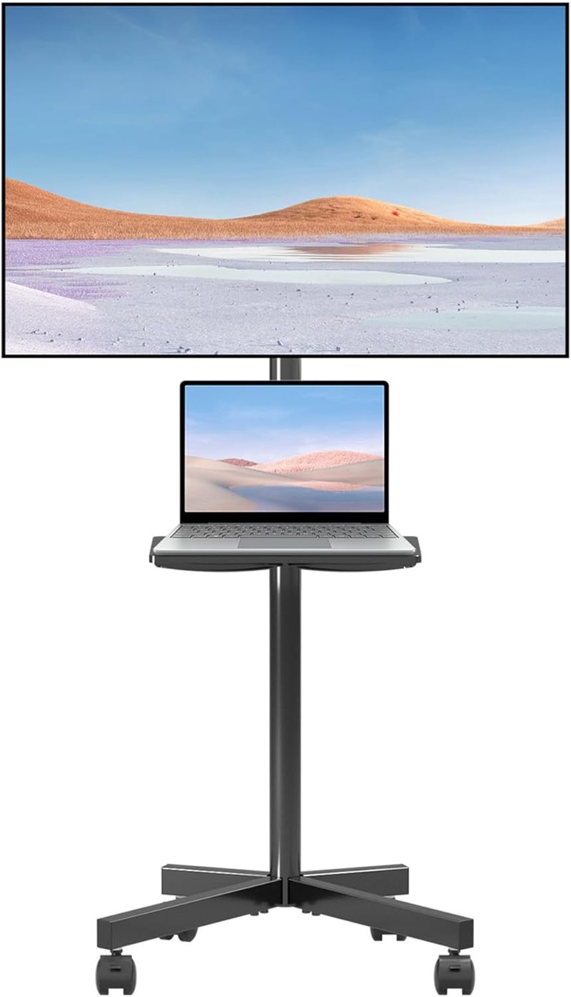 Suptek TV állvány kerekekkel, 21-60 colos LCD/LED TV-hez, magasságállítható