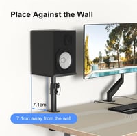 suptek SDM001B soundbar fali tartó, dönthető-forgatható, max. 23 kg, 2 db - fekete 7