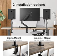 suptek SDM001B soundbar fali tartó, dönthető-forgatható, max. 23 kg, 2 db - fekete 8