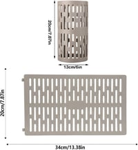 SUREH Fatörzsvédő Háló 6 db - Állítható Méretű Műanyag Növényvédő Burkolat Cipzárakkal, Tartós Kéregvédő Háló Fákhoz 3