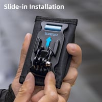 SUREWO Hátizsák Tartó Pánt DJI Osmo Pocket 3 Kamerához - Vállpánt Rögzítő Rezgéscsillapítással, Kézmentesítő Tartó Túrázáshoz, Kerékpározásh 3