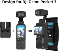 SUREWO Hátizsák Tartó Pánt DJI Osmo Pocket 3 Kamerához - Vállpánt Rögzítő Rezgéscsillapítással, Kézmentesítő Tartó Túrázáshoz, Kerékpározásh 2