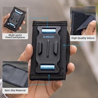 SUREWO Hátizsák Tartó Pánt DJI Osmo Pocket 3 Kamerához - Vállpánt Rögzítő Rezgéscsillapítással, Kézmentesítő Tartó Túrázáshoz, Kerékpározásh 4