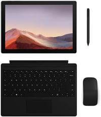 Husă cu tastatură din microfibră pentru Microsoft Surface Pro, negru 3