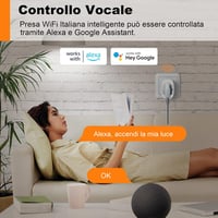 SURFOU Smart WiFi Okos Aljzat Type L, Alexa és Google Home kompatibilis, Időzítő és Fogyasztásmérő 3