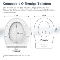 Colac de WC Surfou cu Mecanism de Închidere Lentă, din Duroplast, Formă O, Capac WC Alb cu Sistem Anti-trântire 4