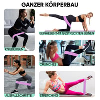 Suright textil fitnesz gumi, erősítő szalag csípő- és lábedzéshez, ellenállás szalag, jógaöv, csúszásgátló, izzadságálló, erőedzéshez, húzódzkodáshoz 6