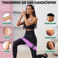 Suright textil fitnesz gumi, erősítő szalag csípő- és lábedzéshez, ellenállás szalag, jógaöv, csúszásgátló, izzadságálló, erőedzéshez, húzódzkodáshoz 5