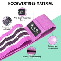 Suright textil fitnesz gumi, erősítő szalag csípő- és lábedzéshez, ellenállás szalag, jógaöv, csúszásgátló, izzadságálló, erőedzéshez, húzódzkodáshoz 3