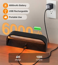 SURPALIG RGB LED nástenné svietidlo 2 ks, 16 farieb, 6000 mAh batériové interiérové nástenné osvetlenie, stmievateľné s diaľkovým ovládaním a časovačom, dekorácia do izby a herne, čierne 6