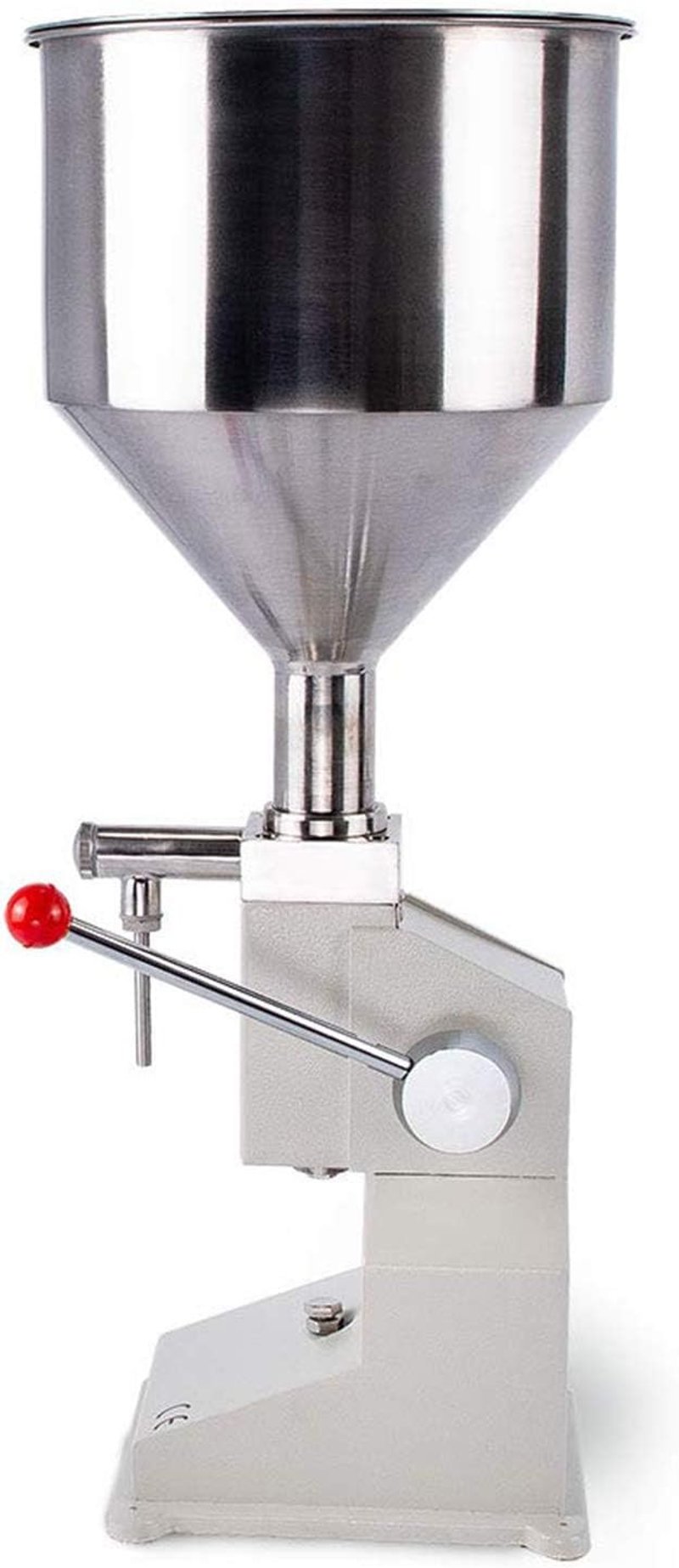 SUSEMSE Kézi Folyadéktöltő Gép 5-50ml - Rozsdamentes Acél Palacktöltő Víz, Olaj és Paszta Adagolásához - A03 Modell - A03 5-50ml, Stainless Steel