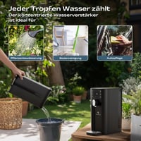 SusGreenable CIARRA RO systém reverznej osmózy 100GPD, dávkovač horúcej vody, 4 teploty, 5 filtrov, 4,3l nádrž, TDS displej, čierny 4