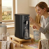 SusGreenable CIARRA RO systém reverznej osmózy 100GPD, dávkovač horúcej vody, 4 teploty, 5 filtrov, 4,3l nádrž, TDS displej, čierny 3
