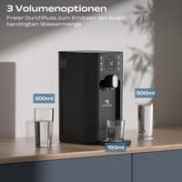 SusGreenable CIARRA RO systém reverznej osmózy 100GPD, dávkovač horúcej vody, 4 teploty, 5 filtrov, 4,3l nádrž, TDS displej, čierny 10