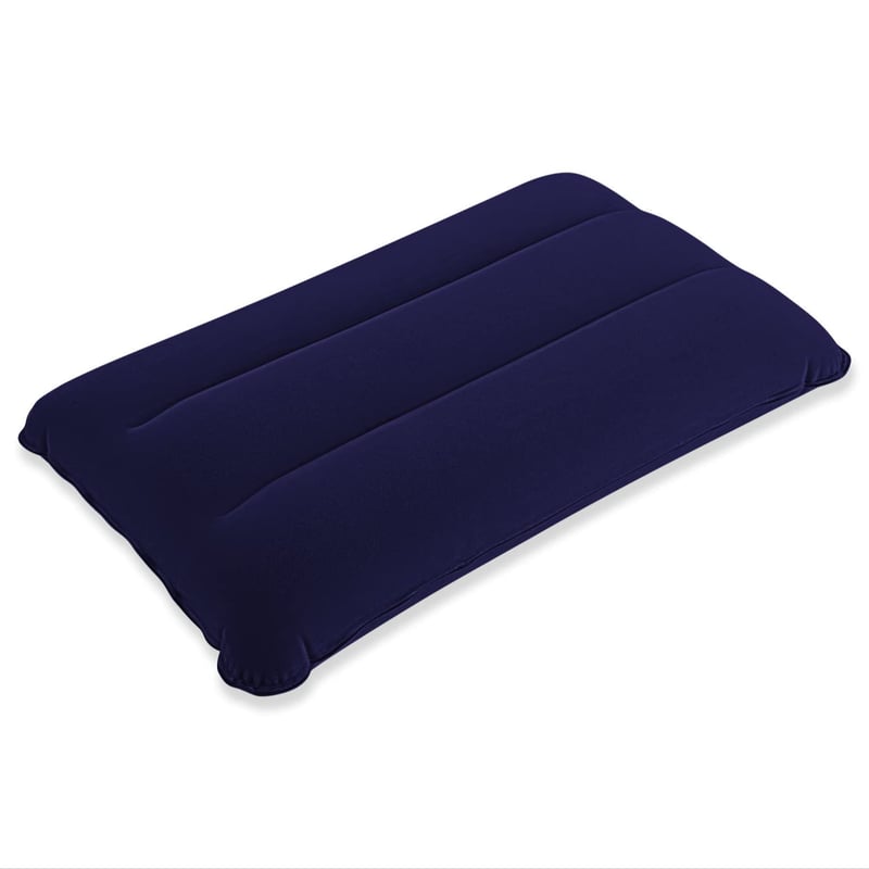 SUTAFOR Pernă gonflabilă, Ultralight Pernă de camping, Pernă de șezut albastră din PVC pentru călătorii, plajă, drumeții, 44 x 28 cm, 60g