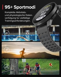 Ceas Sport Inteligent GPS SUUNTO 9 Peak Pro - Ecran AMOLED, 95+ Moduri Sport, Sticlă de Safir, Rezistent la Apă 100m, Monitorizare Puls, Baterie cu Autonomie Lungă 8