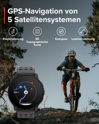 Ceas Sport Inteligent GPS SUUNTO 9 Peak Pro - Ecran AMOLED, 95+ Moduri Sport, Sticlă de Safir, Rezistent la Apă 100m, Monitorizare Puls, Baterie cu Autonomie Lungă 5