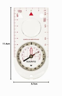 Bussolă Suunto A-30 NH - Emisfera Nordică, Scală Metrică, Albă 7