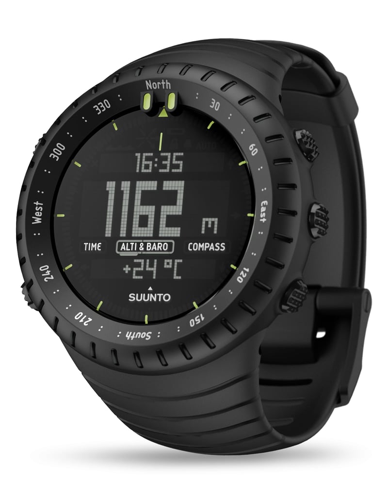 Outdoorové hodinky Suunto Core s výškomerom, barometrom a kompasom – All Black