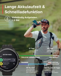 Športové GPS hodinky Suunto Race, pánske/dámske, AMOLED dotykový displej, Dual-Band GNSS, offline mapy, monitor srdcového tepu, krokomer, výškomer, 26-dňová výdrž 4