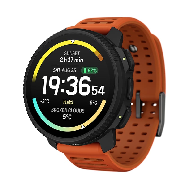 SUUNTO Vertical 2 GPS sportski sat – 1,5-inčni AMOLED zaslon osjetljiv na dodir, 115+ sportskih načina rada, offline karte, LED svjetiljka, baterija od 20 dana, dvostruki GNSS