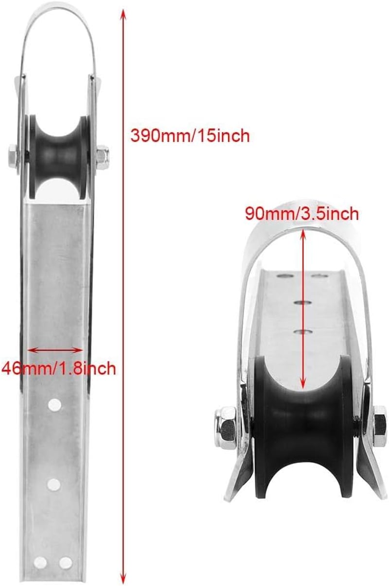 Suuonee Hajó Horgony Tartó Rozsdamentes Acél 316 Yacht Horgonytartó Görgős Konzol