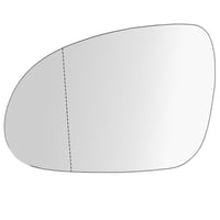Suysion vyhrievané asférické sklo spätného zrkadla, ľavé, pre VW Golf 5 MK5 2003-2008, Jetta 5 2005-2010, Passat B6 2007-2011, strana vodiča, s držiakom 1