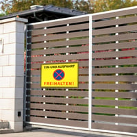 Plăcuță din aluminiu Svalor „Nu blocați accesul” 30x20 cm 5