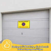 Plăcuță din aluminiu Svalor „Nu blocați accesul” 30x20 cm 6