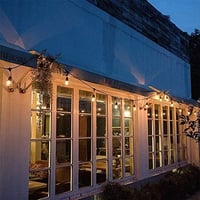 Svater LED Kültéri Fényfüzér 29m, IP65 Vízálló, 2x48FT Retro S14 Műanyag Izzókkal, Kerthez, Teraszhoz, Esküvőhöz, 2700K Meleg Fehér 8