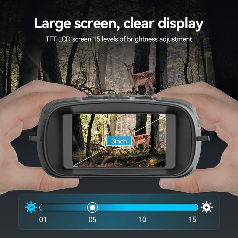 SVBONY 4K Éjjellátó Binokulár 8X Digitális Zoom
