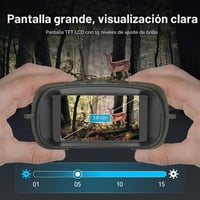SVBONY infravörös éjjellátó binokulár zoom 8x 3 hüvelykes HD kijelző 4K videó 36MP fotó 5000mAh tölthető TF 32 GB kártyával vadászathoz 2