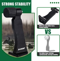SVBONY SV110 Univerzális Állványadapter Távcsövekhez - Fém Rögzítő 1/4 Hüvelykes Csatlakozóval Madármegfigyeléshez, Porro Prizmás Távcsövekh 3