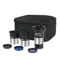 Sada okulárov pre teleskop SVBONY SV233 – 6 mm a 17 mm Plössl okulár, 2x Barlowova šošovka, mesačný filter, ND4 a 82A farebný filter, s prenosným puzdrom, 7-dielna súprava astronomického príslušenstva 1