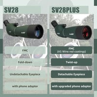 SVBONY SV28PLUS 25-75×70mm Madárles Távcső BAK4 Lencse Vezeték Nélküli Vezérléssel - 25-75 x 70 mm green with controller 9