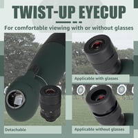 SVBONY SV28PLUS 25-75×70mm Madárles Távcső BAK4 Lencse Vezeték Nélküli Vezérléssel - 25-75 x 70 mm green with controller 6