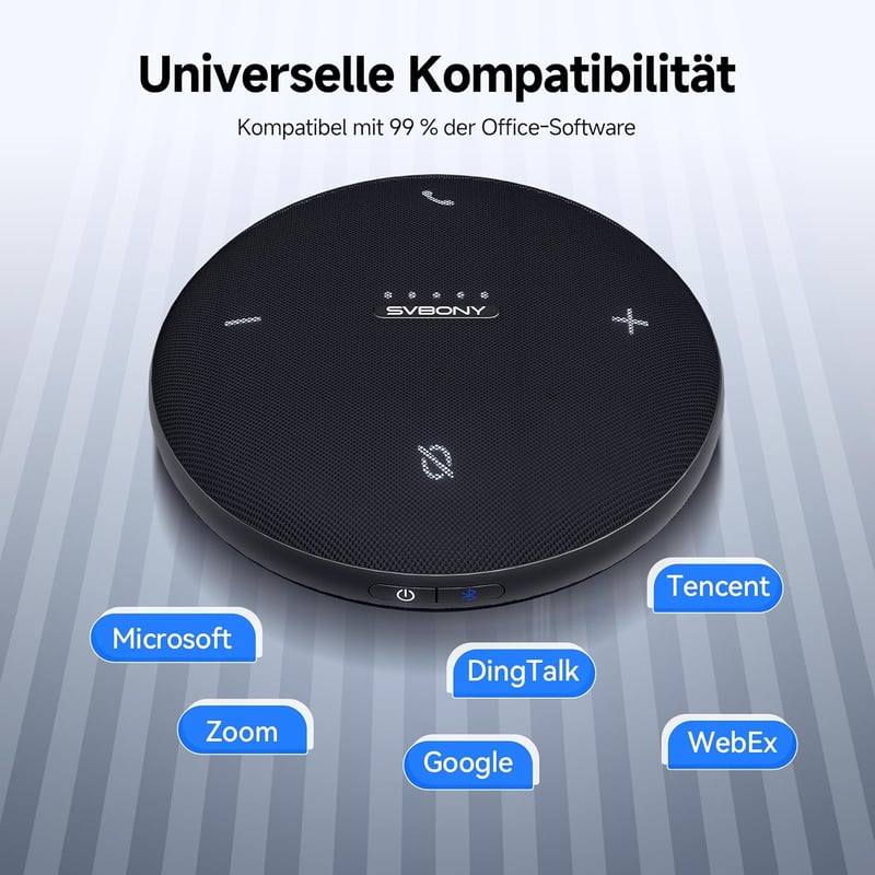 SVBONY SVHub Omni2 konferencia hangszóró és mikrofon kihangosító készlet 4 zajszűréssel, javított hangrögzítéssel, 8 órás otthoni irodához
