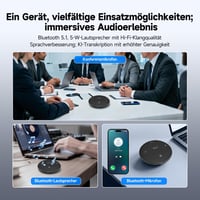 SVBONY SVHub Omni2 konferencia hangszóró és mikrofon kihangosító készlet 4 zajszűréssel, javított hangrögzítéssel, 8 órás otthoni irodához 2