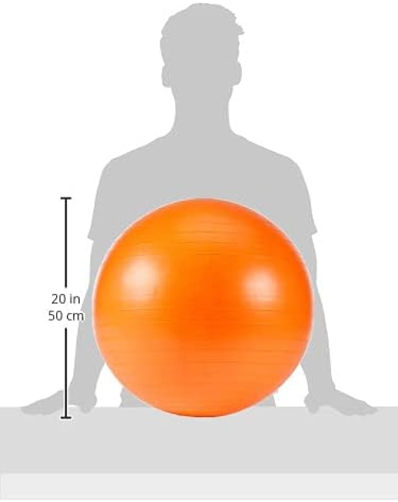 Sveltus Gymball Fitness Labda Tornához és Edzéshez - 55 cm, orange