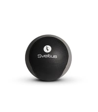 Sveltus medicinbal, gumový, dospelý, unisex, čierno-sivý, tréningová lopta, fitnes lopta, záťažová lopta 2