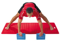 Cărămidă Yoga din Spumă Sveltus Albastru - 22,5 x 15 x 7,5 cm - Accesoriu pentru Yoga pentru Începători și Avansați 2